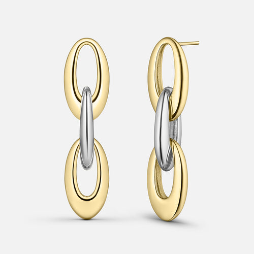 Eterna Trio Earrings - 2 Tones