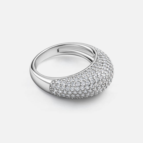 Eterna Curve Ring - Pavé