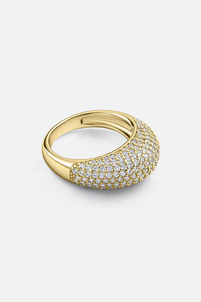 Eterna Curve Ring - Pavé
