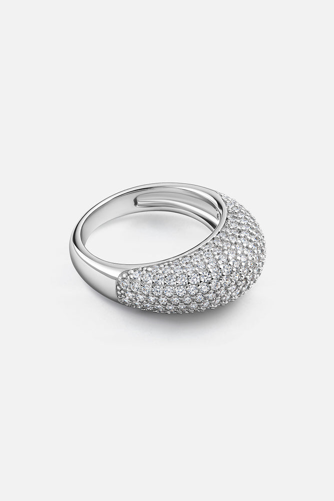 Eterna Curve Ring - Pavé